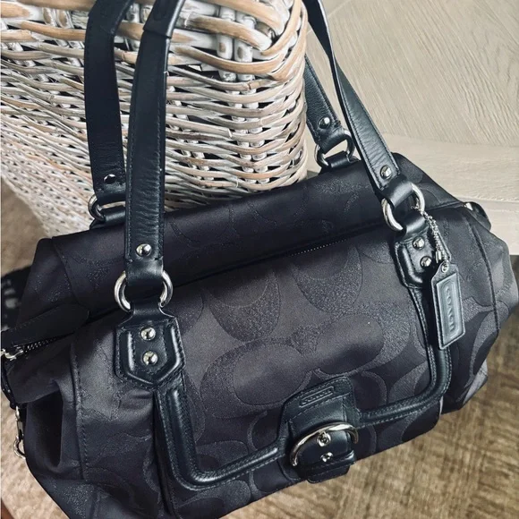 Coach Black Satchel Bag - Picture 8 of 16